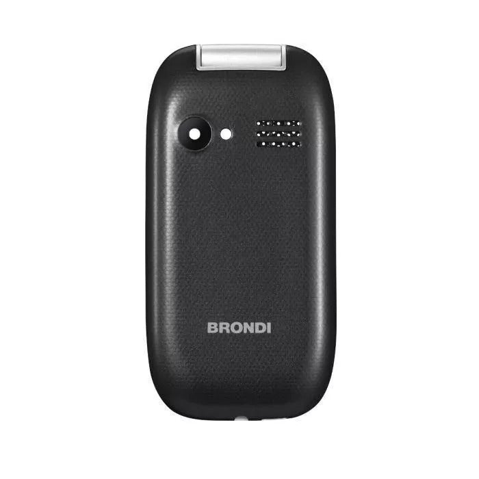 BRONDI CELLULARE WINDOW+ 4.5 A COLORI/FLIP DUAL SIM APERTURA A CONCHIGLIA - NERO