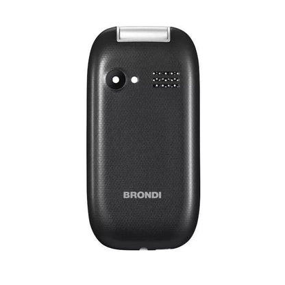 BRONDI CELLULARE WINDOW+ 4.5 A COLORI/FLIP DUAL SIM APERTURA A CONCHIGLIA - NERO
