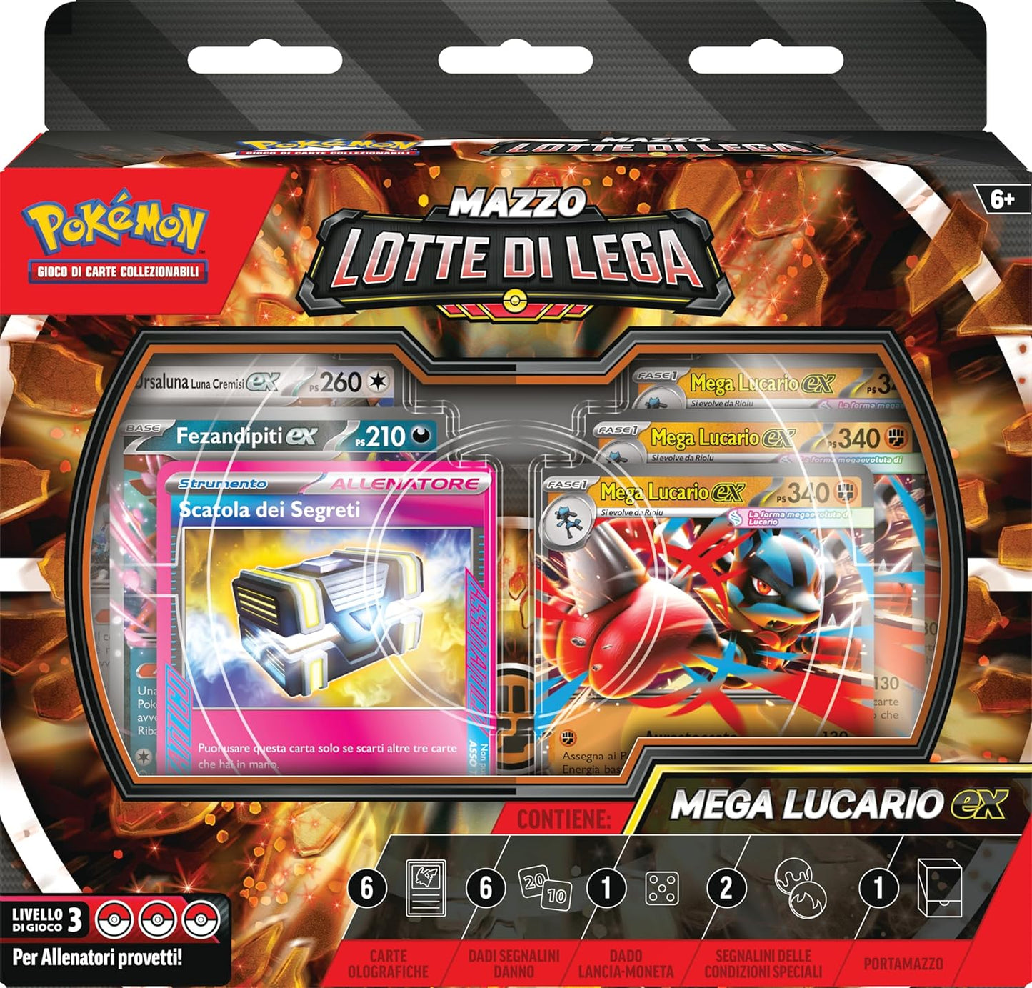 Pokemon - Mazzo Lotte di Lega Mega Lucario EX - Edizione ITA CCG TCG
