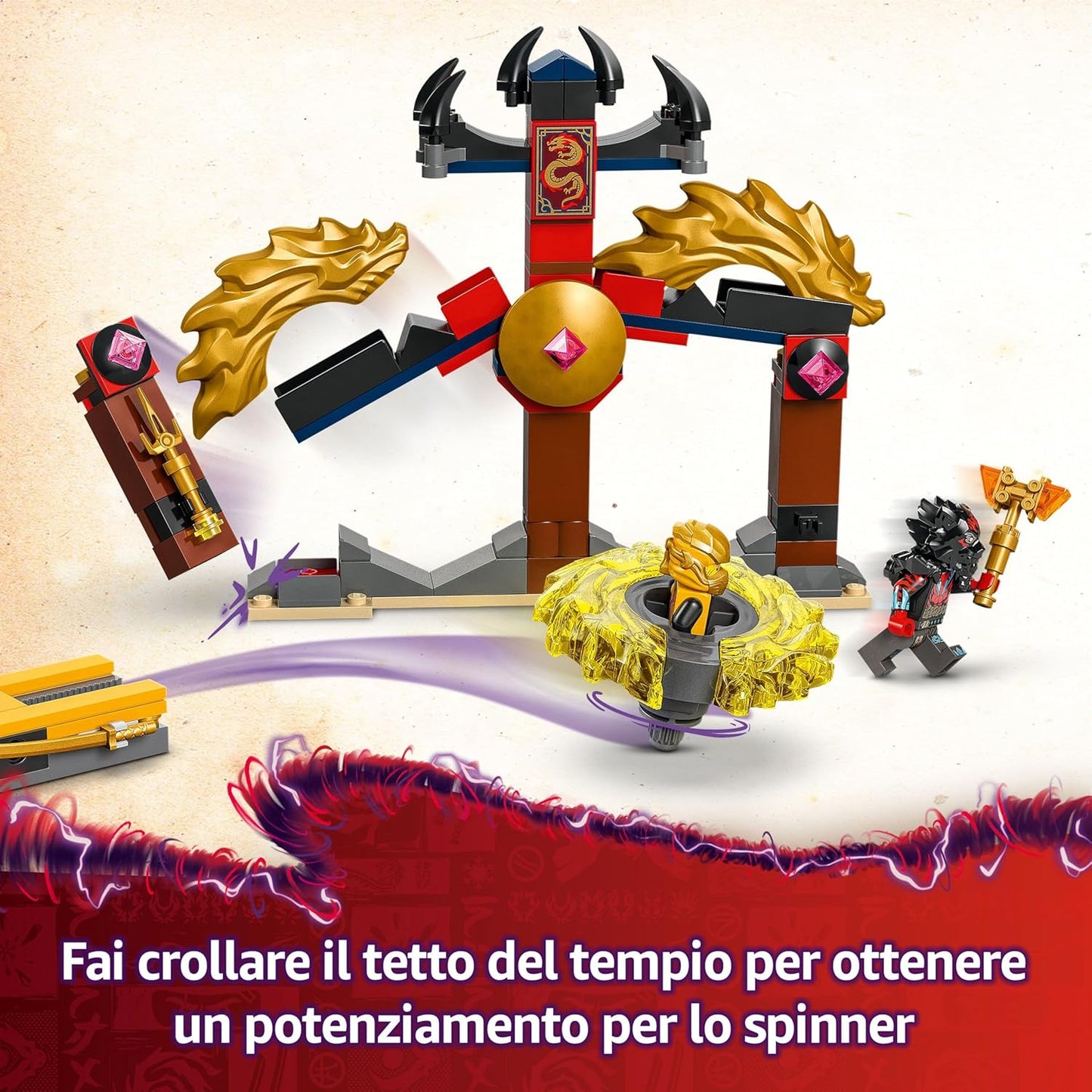 Lego - Ninjago 71826 (Battle Pack Draghi dello Spinjitzu) 186 pz 6+ Costruzioni