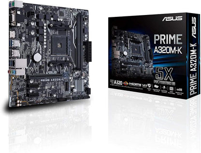 ASUS MB AM4 PRIME A320M-K 2xDDR4 4xSATA RAID M.2 USB3.1 VGA/HDMI