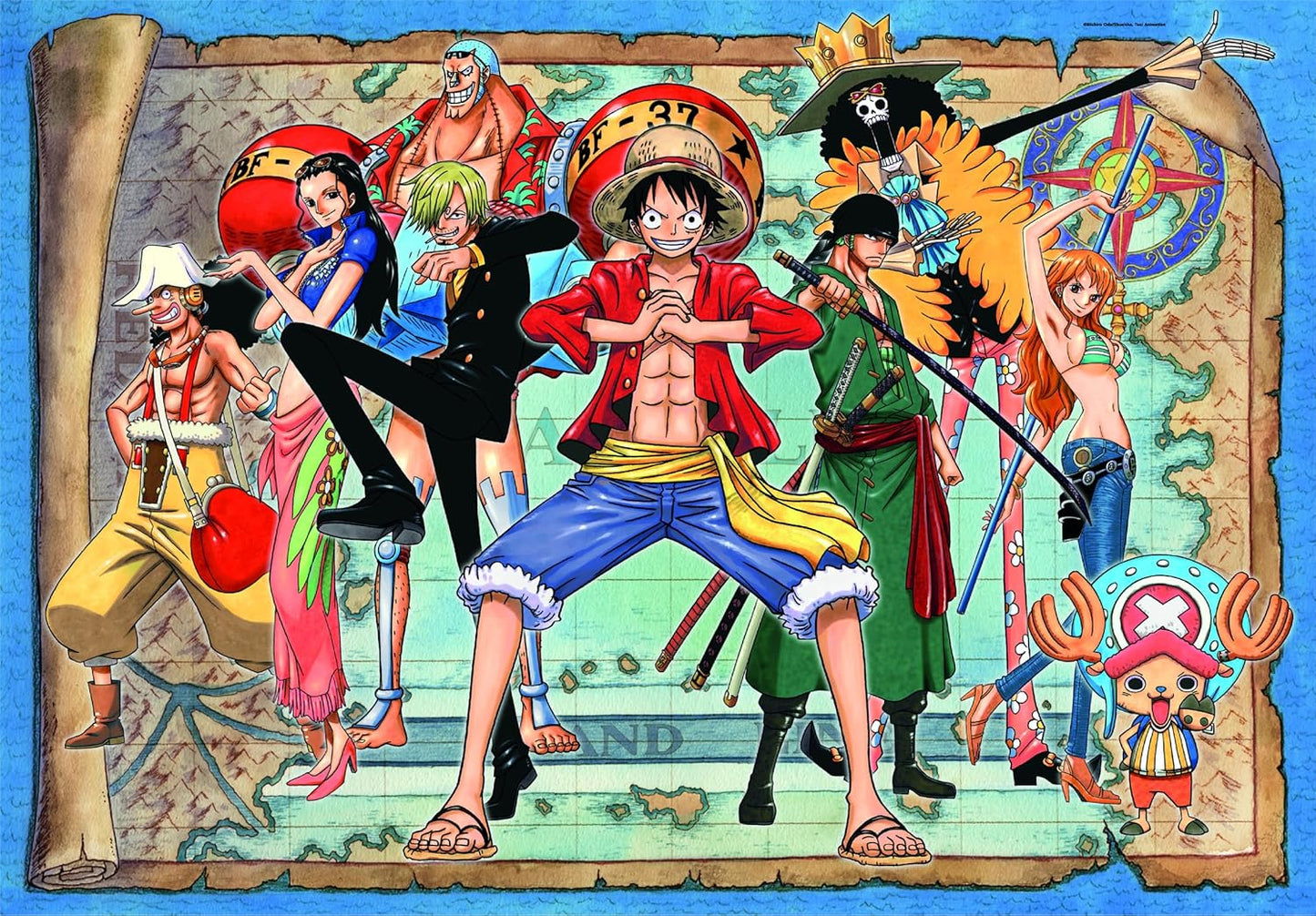 Clementoni Puzzle One Piece Crew Box Cube 500 Pezzi Puzzle Adulti