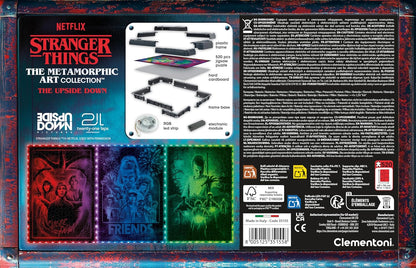 Clementoni Puzzle 520pz Stranger Things Metamorphic The Upside Down Led - (PZL0390)