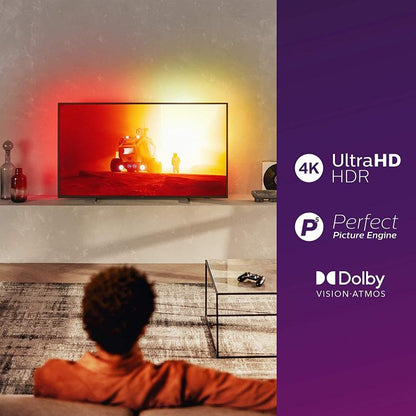 Philips Smart Tv 58" Led Ambilight 58Pus7805/12 Ultra Hd 4K Hdr Alexa Integrato