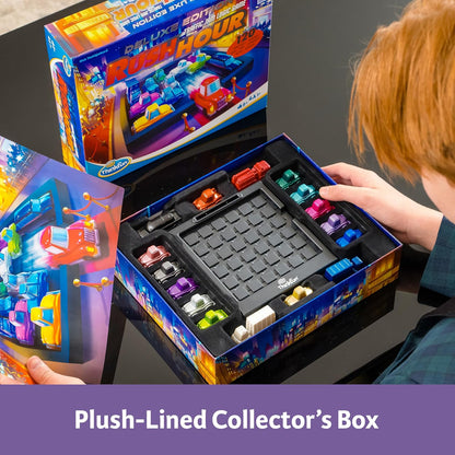 ThinkFun - Gioco da Tavolo Rush Hour Deluxe Edition - 8+ Anni