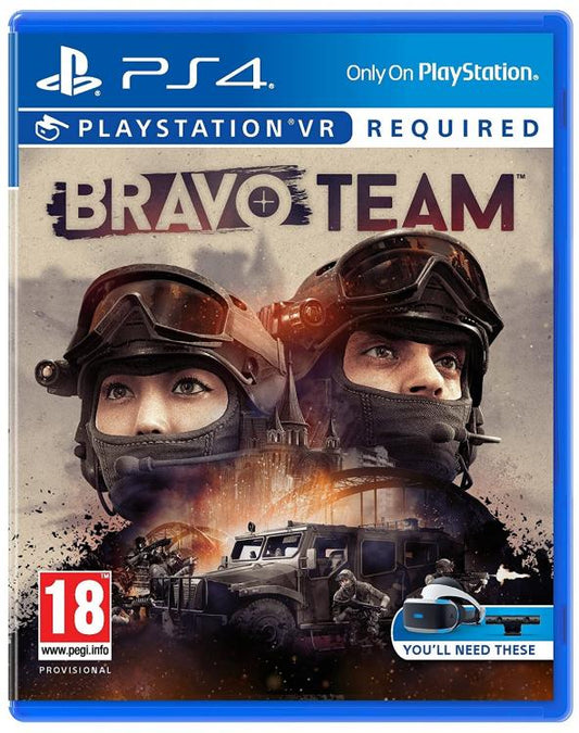 BRAVO TEAM PS4 SONY GIOCO ITALIANO AIM CONTROLLER VR PLAY STATION 4 GIOCO ITA