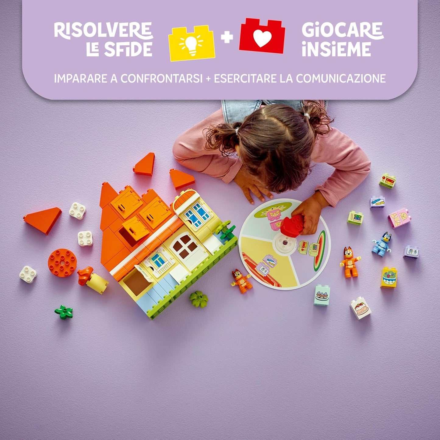 Lego - Duplo 10459 Bluey (Casa della Famiglia di Bluey Gioco Memoria) 83 pz (2+) Costruzioni