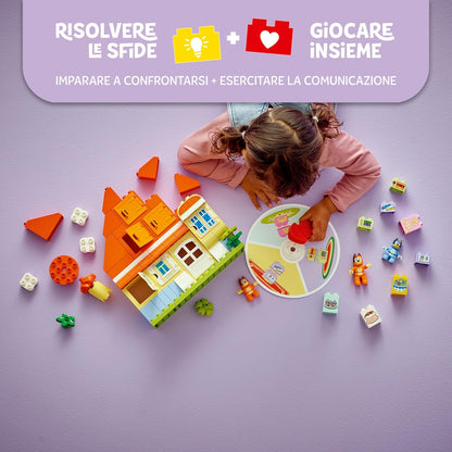 Lego - Duplo 10459 Bluey (Casa della Famiglia di Bluey Gioco Memoria) 83 pz (2+) Costruzioni