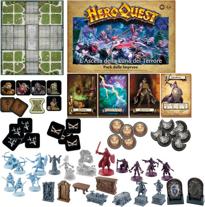 Hasbro Heroquest - Gioco da Tavolo Espansione L'Ascesa Della Luna Del Terrore