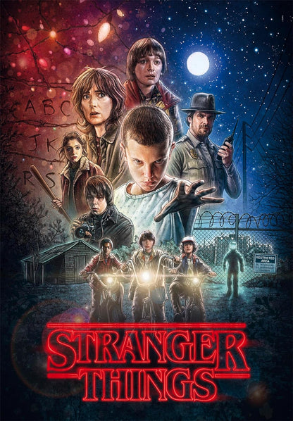 Clementoni Puzzle Stranger Things V2 1000 Pezzi Puzzle Adulti + Poster Incluso