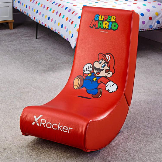 Sedia Gaming X Rocker Nintendo Pieghevole Super Mario All-Star Mario Chair