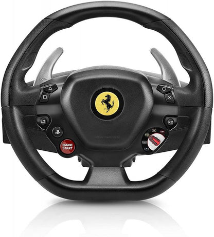 Thrustmaster Volante T80 Ferrari 488 Gtb Edition + Pedaliera Ps5/Ps4 Pc Nuovo