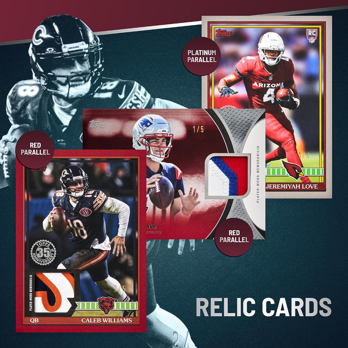 Topps NFL Flagship Football Value Box Card Collezionabili Ufficiali - 12 Buste TCG