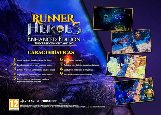 Runner Heroes : The Curse Of Night And Day - Enhanced Edition Ps5