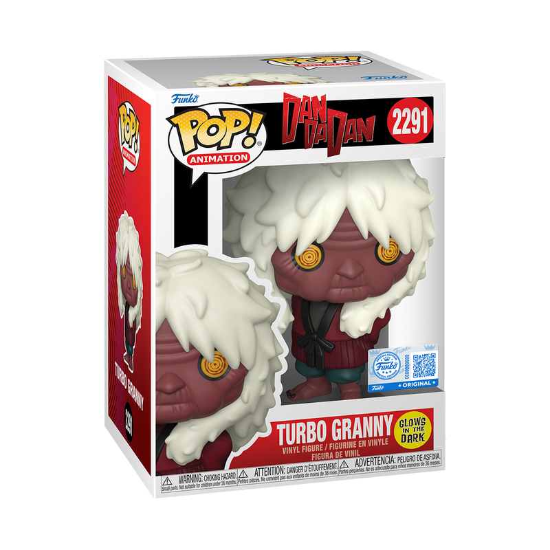 Funko Pop! Animation Dan Da Dan - (2291) Turbo Granny Special Edition (Glows In The Dark) - Vinyl Figure 9Cm
