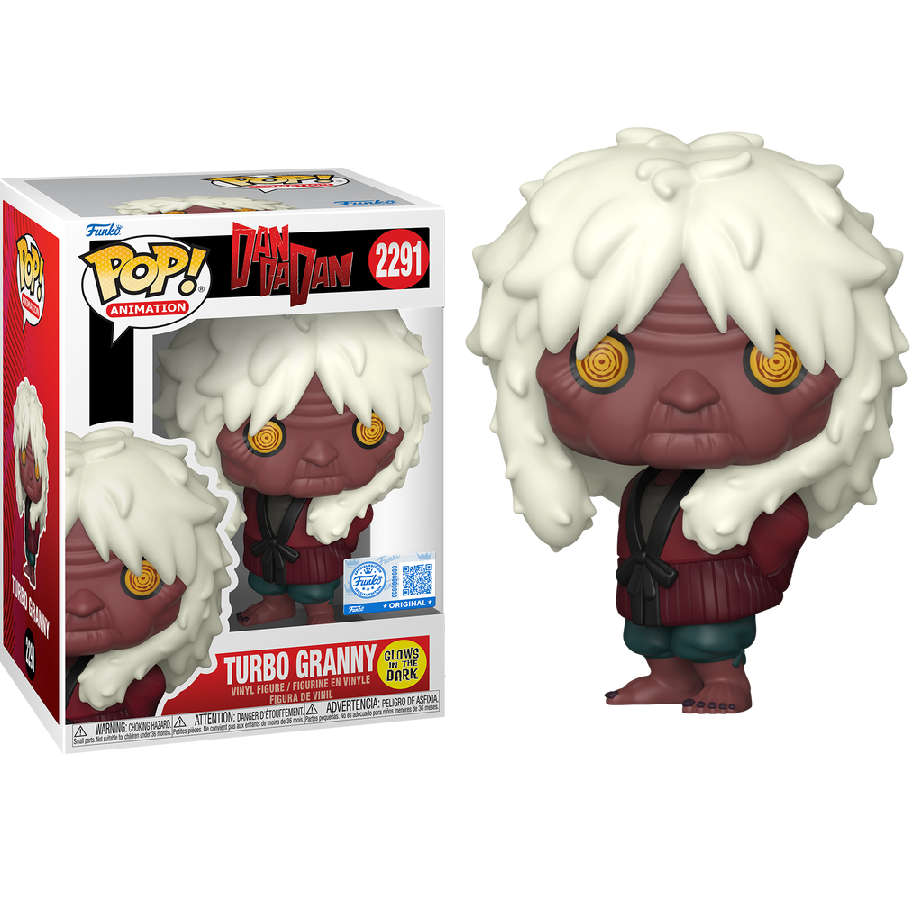 Funko Pop! Animation Dan Da Dan - (2291) Turbo Granny Special Edition (Glows In The Dark) - Vinyl Figure 9Cm