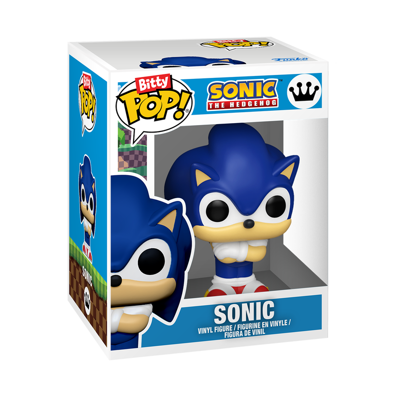 Funko Bitty Pop! Sonic the Hedgehog: Sonic w/Speed Star 4cm Nuovo