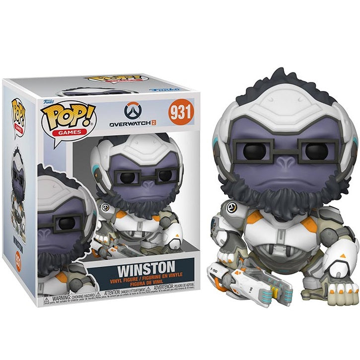 Funko Pop ! Games - Overwatch 2 - (931) Winston - Vinyl Figure Videogioco 9Cm