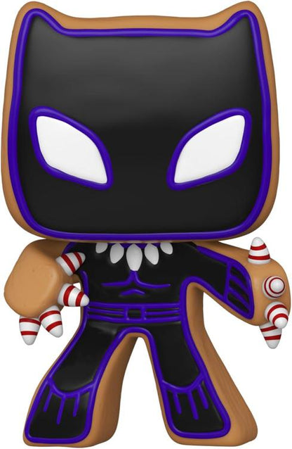 Funko Pop ! Marvel Holiday (937) Gingerbread Black Panther Vinyl Figure 9Cm