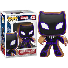 Funko Pop ! Marvel Holiday - (937) Gingerbread Black Panther Figure 9Cm