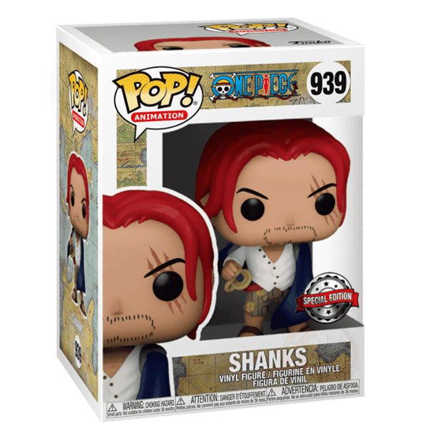Funko Pop ! Animation One Piece - (939) Shanks Special Edition Vinyl Figure 9Cm