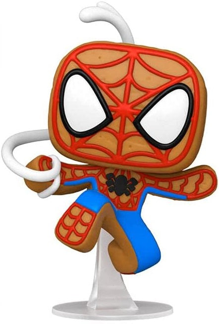 Funko Pop ! Marvel Holiday (939) Gingerbread Spider-Man Vinyl Figure 9Cm