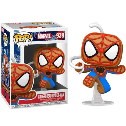 Funko Pop ! Marvel Holiday (939) Gingerbread Spider-Man Vinyl Figure 9Cm