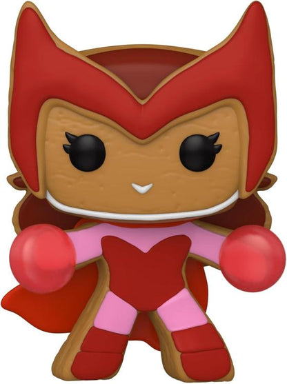 Funko Pop ! Marvel Holiday (940) Gingerbread Scarlet Witch Vinyl Figure 9Cm