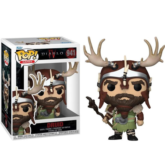 Funko Pop ! Games Diablo Iv - (941) Druid Vinyl Figure 9Cm Statuetta Nuova