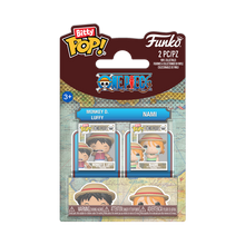 Funko Bitty Pop! One Piece: Monkey D. Luffy & Nami (2 Pack) - Vinyl Figure 2,3cm