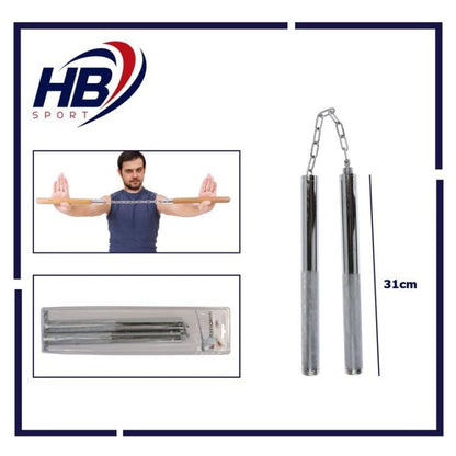 Hb Nunchaku E Catena Per Allenamento Kung Fu Wushu Karate Arti Marziali