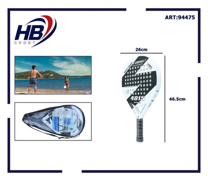 Racchetta Padel V-Dong Custom Europe Super Power 4015 White Foam Bianca