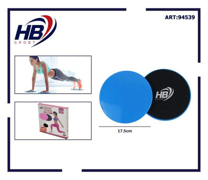 Dischi Di Scorrimento Pilates Fitness Yoga Slider Disco Scorrevole Pavimento Blu