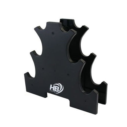 Supporto Porta Manubri Espositore Per Pesi A Tre Ripiani A Albero Portatile Rack