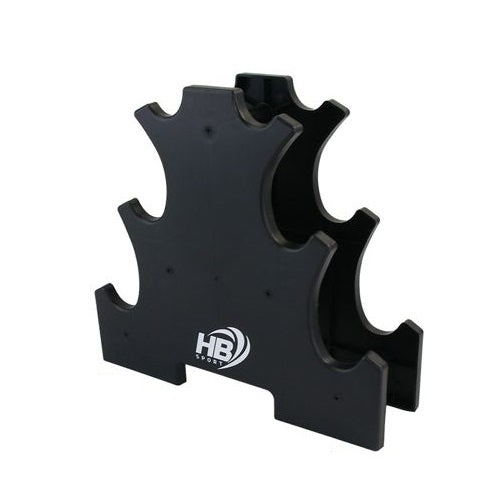 Supporto Porta Manubri Espositore Per Pesi A Tre Ripiani A Albero Portatile Rack