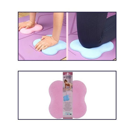 CUSCINETTO SOSTEGNO PER YOGA CUSCINO GINOCCHIO MANI POLSI FITNESS PILATES ROSA