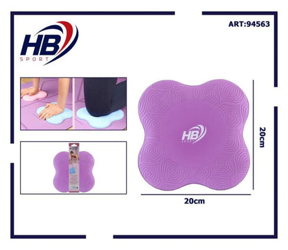 CUSCINETTO SOSTEGNO PER YOGA CUSCINO GINOCCHIO MANI POLSI FITNESS PILATES VIOLA
