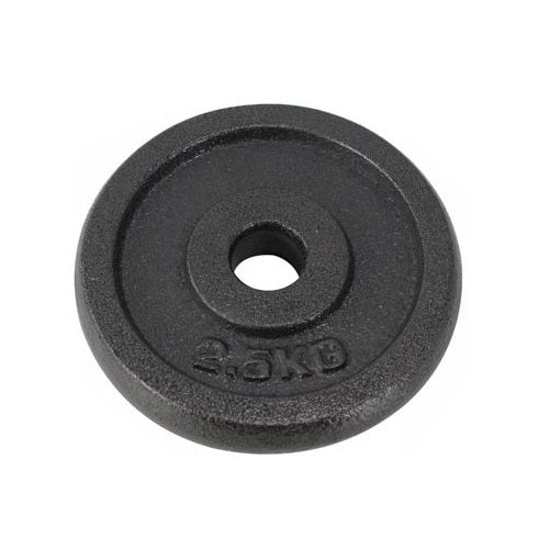Disco Peso Bilanciere Manubro Dischi Ø 30Mm In Ghisa Palestra Bodybuilding 2,5Kg