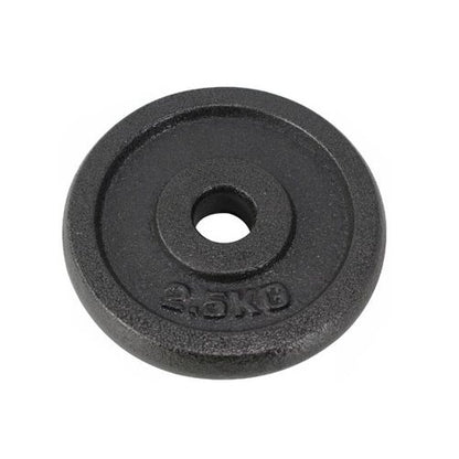 Disco Peso Bilanciere Manubro Dischi Ø 30Mm In Ghisa Palestra Bodybuilding 2,5Kg