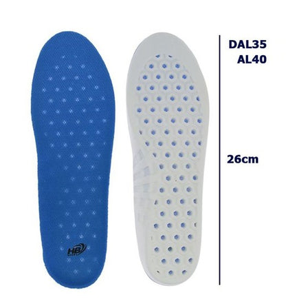 Hb Solette Plantare Donna Pu Gomma Memory Ammortizzante Lavoro Sportive Comode