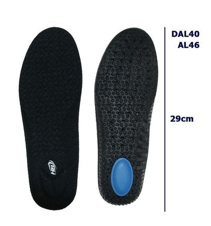 Hb Solette Plantare Uomo Gomma Memory Pu Ammortizzante Lavoro Sportive Comode