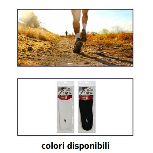 Hb Solette Plantare Donna Gomma Memory Pu Ammortizzante Lavoro Sportive Comode