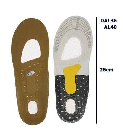 Hb Solette Plantare Donna Gomma Schiuma Eva Ammortizzante Lavoro Sportive Comode