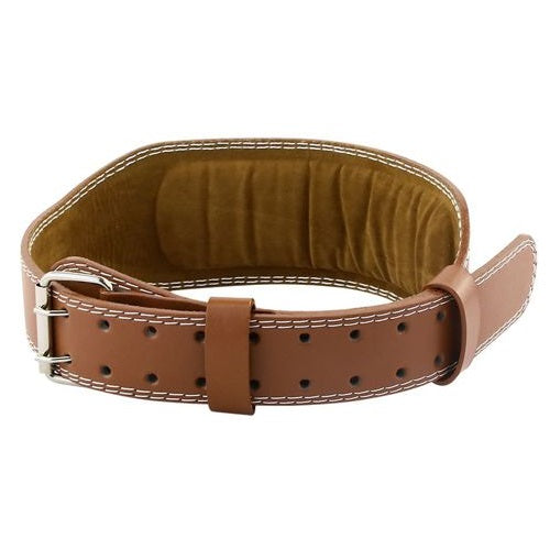 CINTURA SOLLEVAMENTO PESI COLOR CUOIO ALLENAMENTO BODYBUILDING FASCIA LOMBARE XL