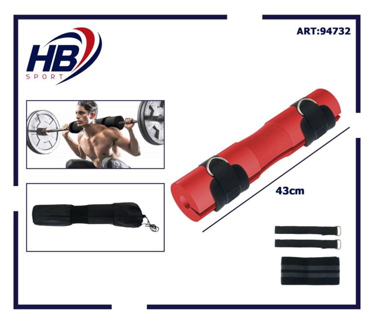 Hb Cuscino Per Bilanciere Imbottitura Manicotto Squat Protezione Imbottito Rosso