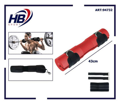 Hb Cuscino Per Bilanciere Imbottitura Manicotto Squat Protezione Imbottito Rosso