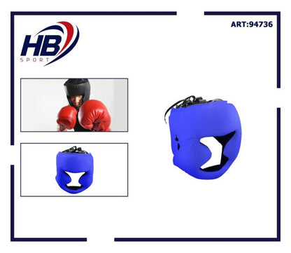 Hb Casco Boxe Kick Boxing Caschetto Griglia Protezione Per Mma Arti Marziali Blu