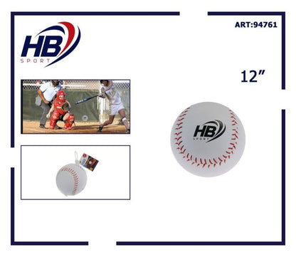 Palla Da Softball  / Baseball - 12" Pollici Per Allenamento Con La Mazza Guanto