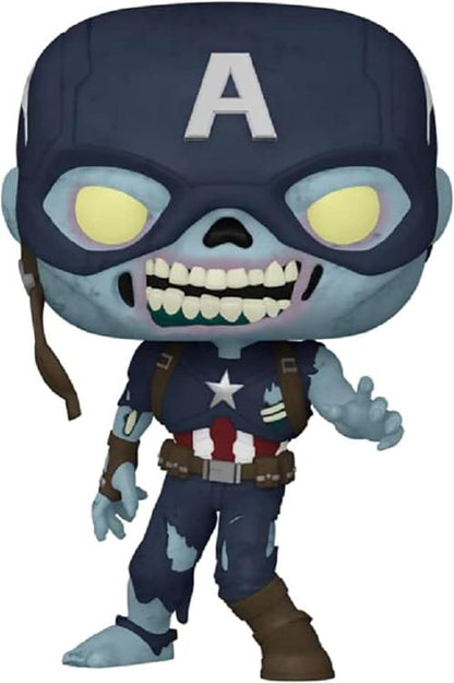Funko Pop ! Marvel  What If...? - (948) Zombie Captain America Exclusive Figure