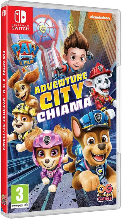 Paw Patrol Adventure City Calls  Nintendo Switch Videogioco Kit Con Cover Case